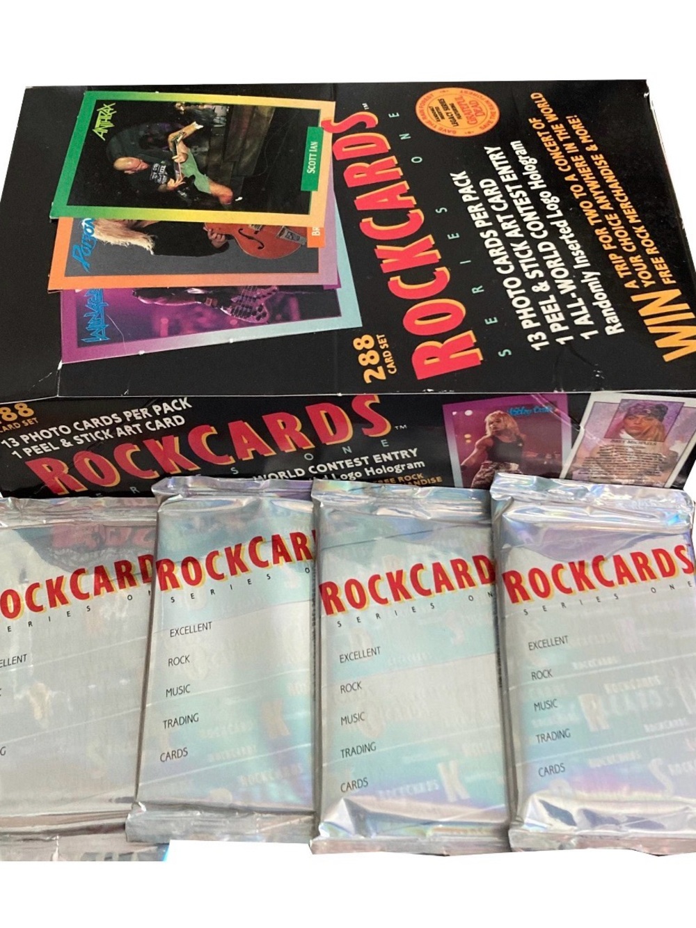 1991 Megadeth Rockcards - Picture 4 of 4